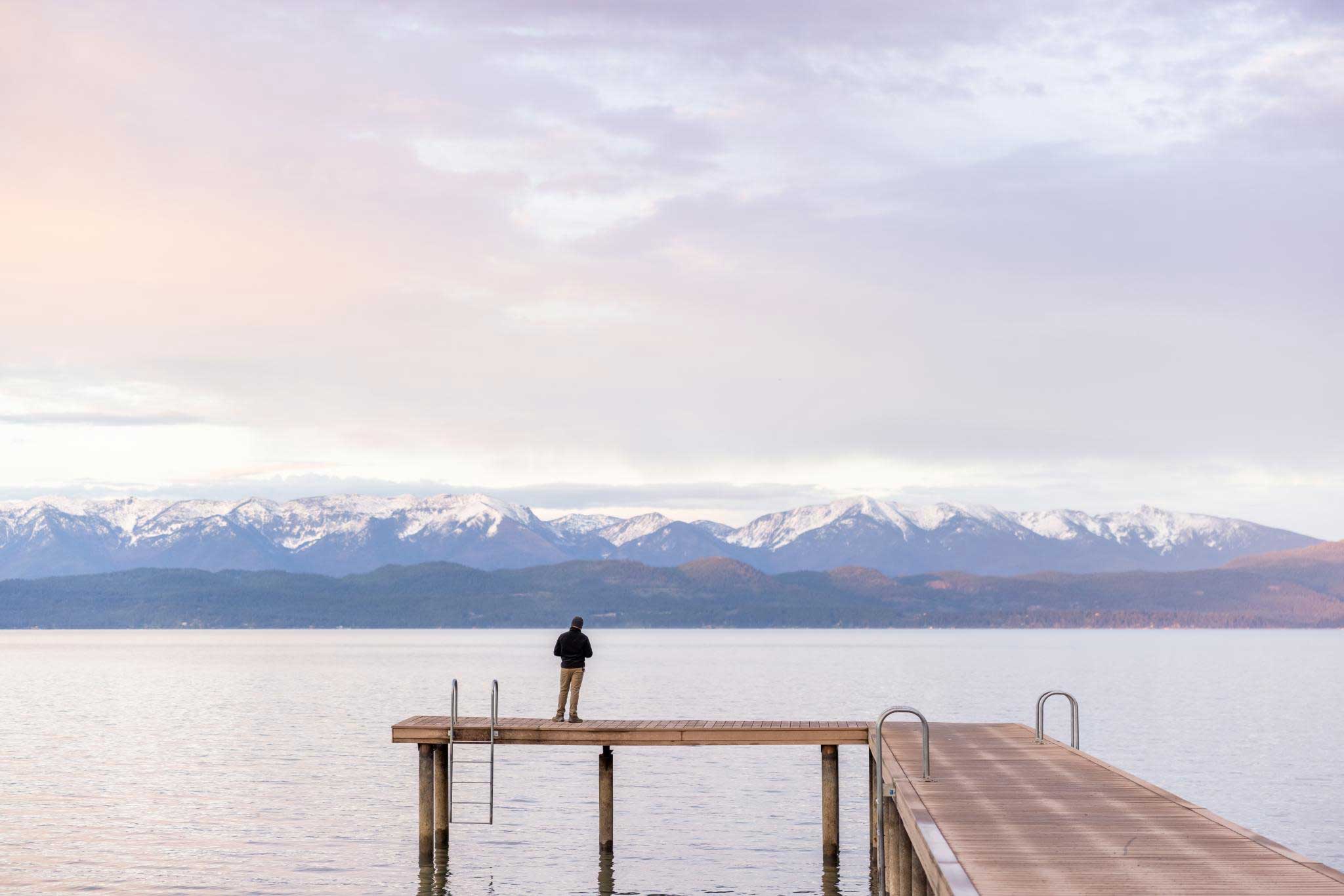 FLATHEAD LAKE VIEW FROM VOLUNTEER PARK