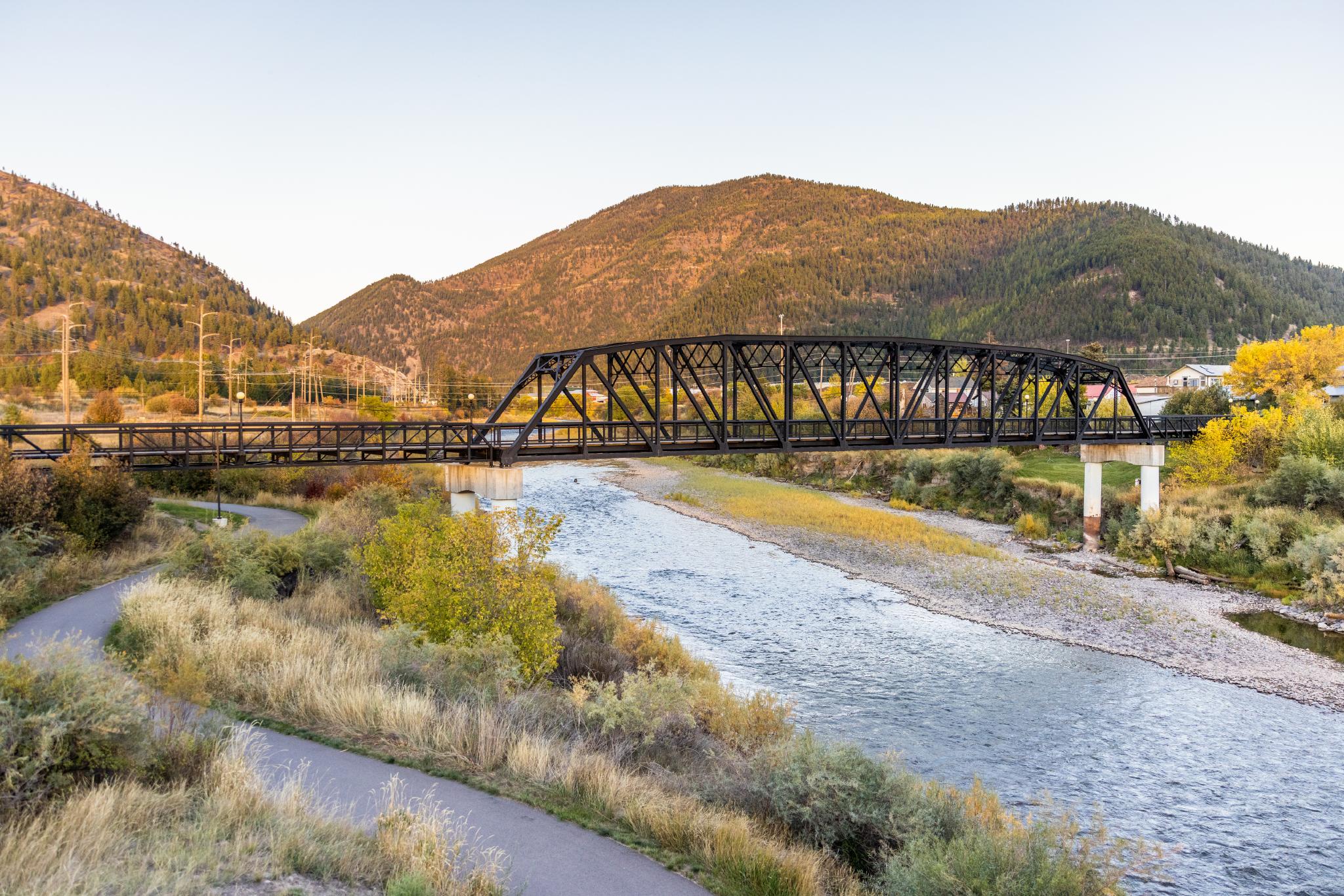 Blackfoot River and the Black Bridge